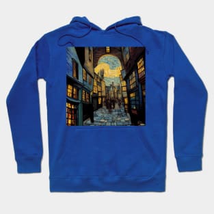 Starry Night in Diagon Alley Hoodie